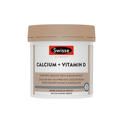 Swisse Ultiboost Calcium + Vitamin D 150 Tablets