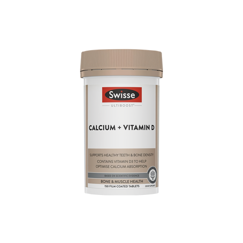 Swisse Ultiboost Calcium + Vitamin D 150 Tabs