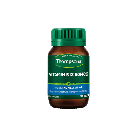 Thompson's Vitamin B12 50mcg 100 Tablets