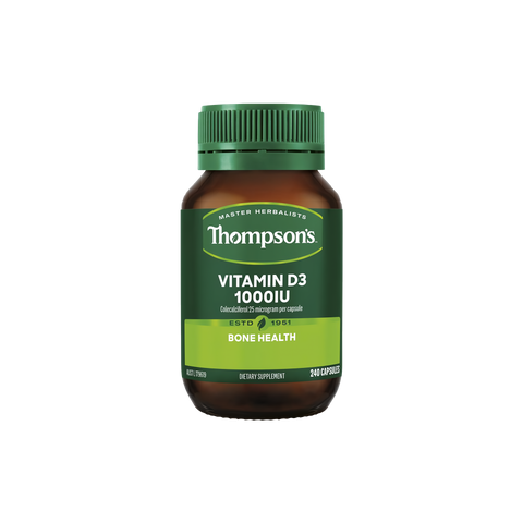 Thompson's Vitamin D3 1000IU 240 Capsules