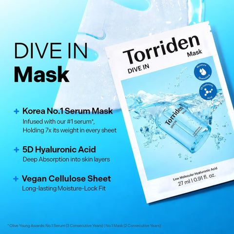 Torriden DIVE IN Mask Pack 27ml