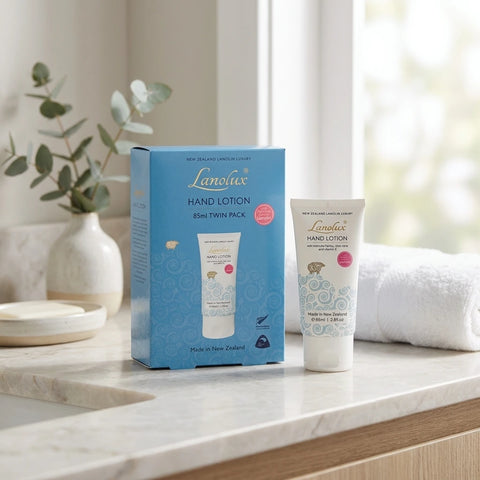 Natures Beauty Lanolux Hand Lotion 85ml Twin Pack