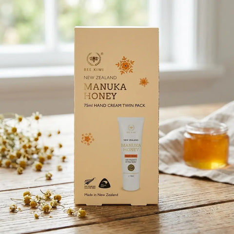 Natures Beauty Bee Kiwi Manuka Honey Hand Cream Twin Pack