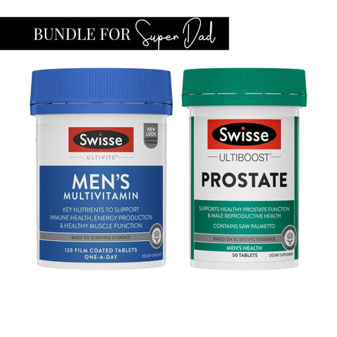 Father's Day Bundle Swisse Men't Multivitamin + Swisse Prostate