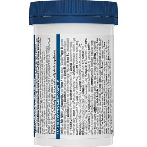 Swisse Ultivite Men's 50+ Multivitamin 60 Tablets