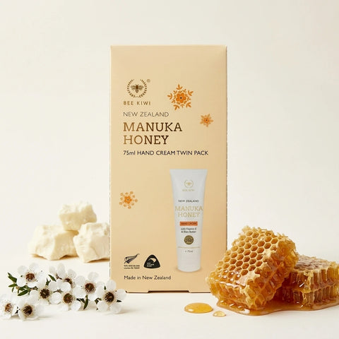 Natures Beauty Bee Kiwi Manuka Honey Hand Cream Twin Pack