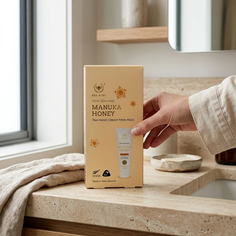 Natures Beauty Bee Kiwi Manuka Honey Hand Cream Twin Pack