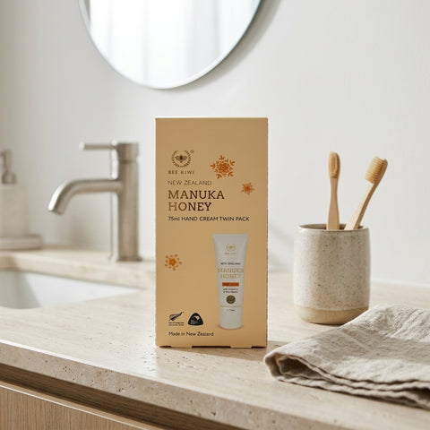 Natures Beauty Bee Kiwi Manuka Honey Hand Cream Twin Pack