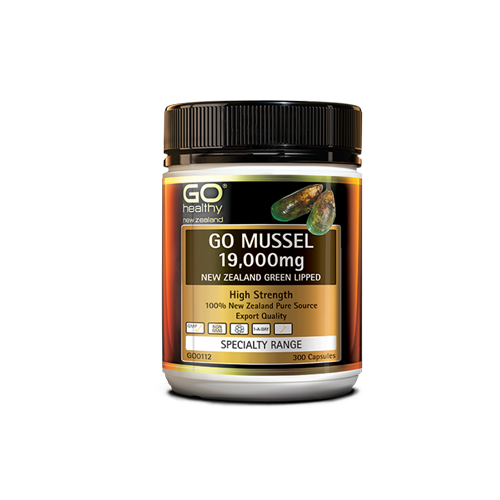 Gohealthy Go Mussel 19000 NZ Green Lipped 300 Capsules