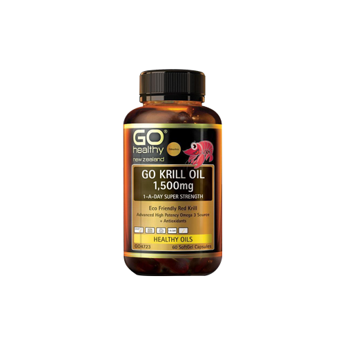 GO healthy Go Krill Oil 1500mg 1-A-Day 60 Softgels