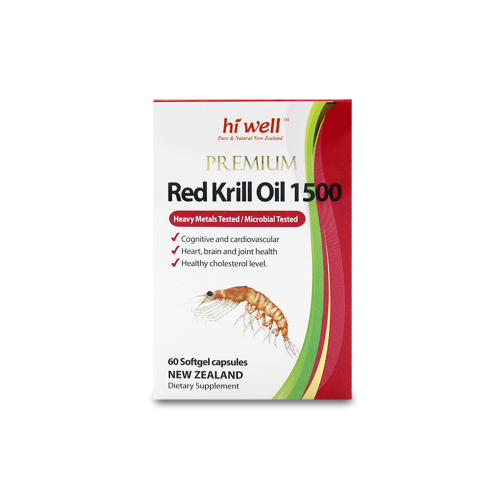 Hi Well Premium Krill Oil 1500 60 Softgels