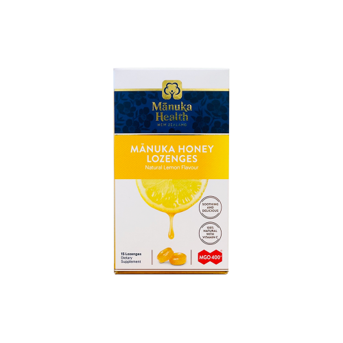 Manuka Health Manuka Honey and Lemon Lozenges 15s