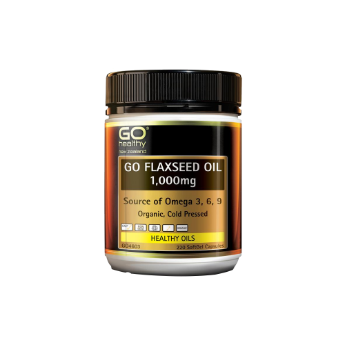GO healthy Go Flaxseed Oil 1000mg 220 Soft Gels