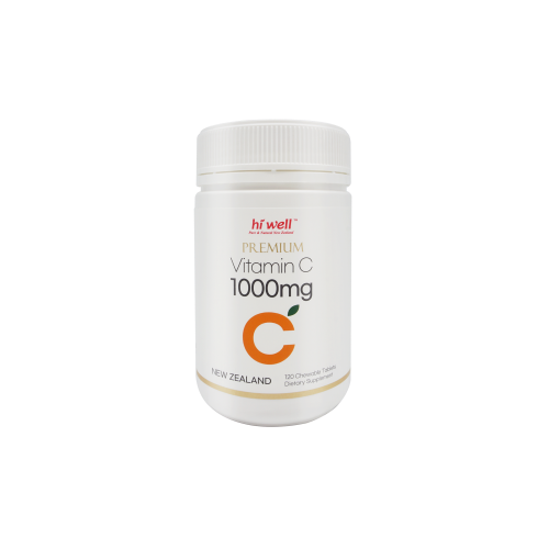 Hi Well Premium Vitamin C 1000mg 120 Chewable Tablets
