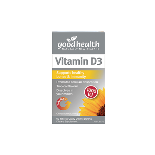 Goodhealth Vitamin D3 60 Tablets
