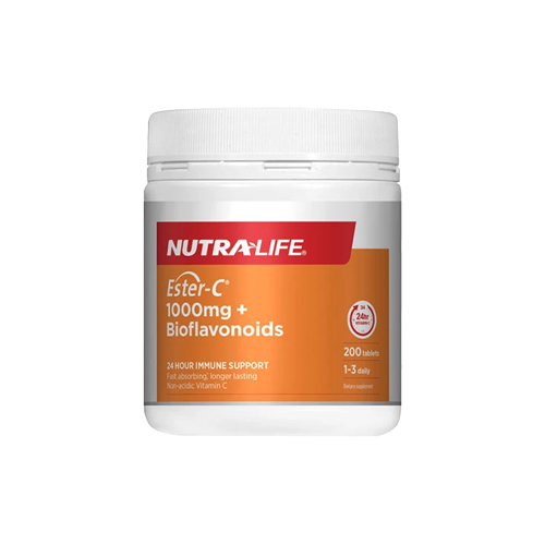 Nutralife Ester-C 1000mg + Bioflavonoids 200 Tablets