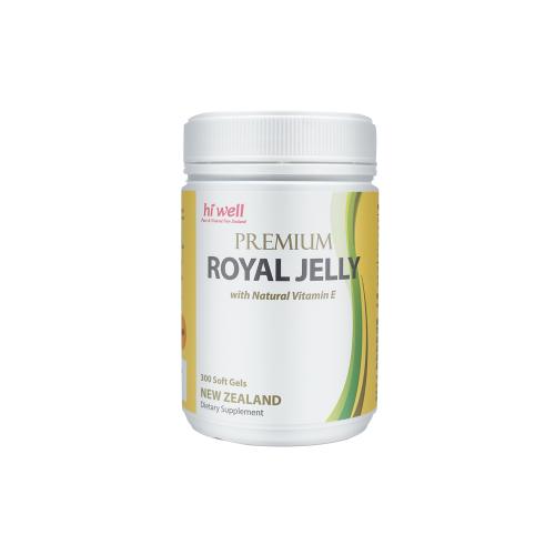 Hi Well Premium Royal Jelly with Natural Vitamin E 300 Softgels
