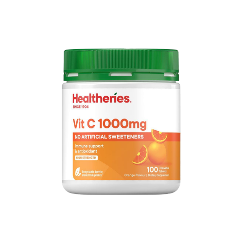 Healtheries Vit C 1000mg 100 Chewable Tablets (Exp.08/24)